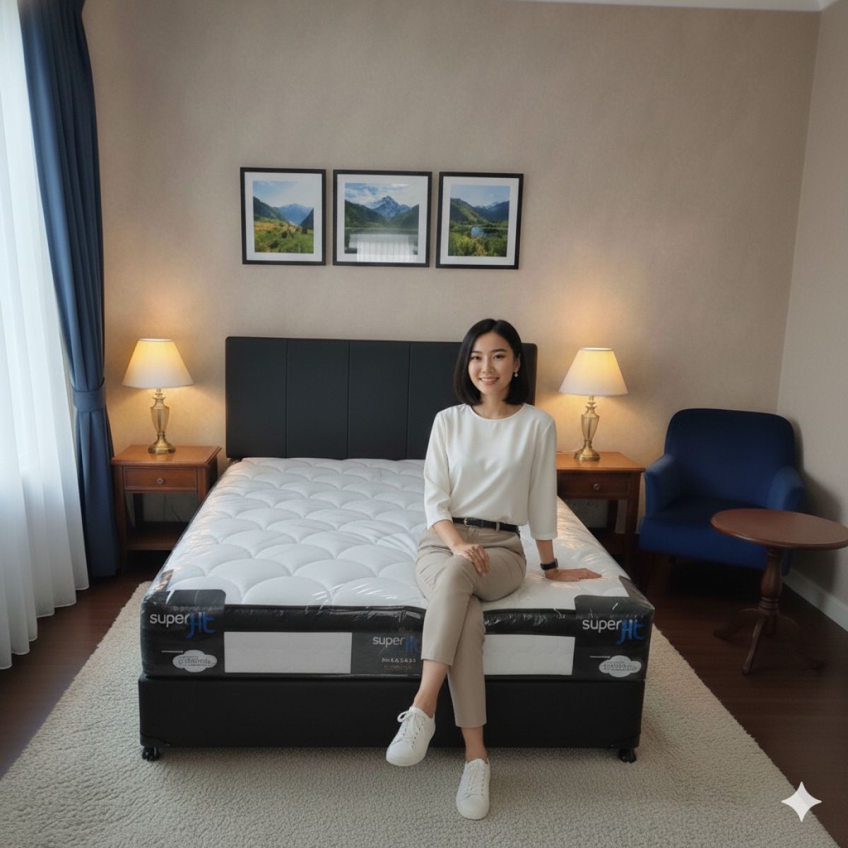 Comforta Superfit Neo Silver Extra 160 Putih